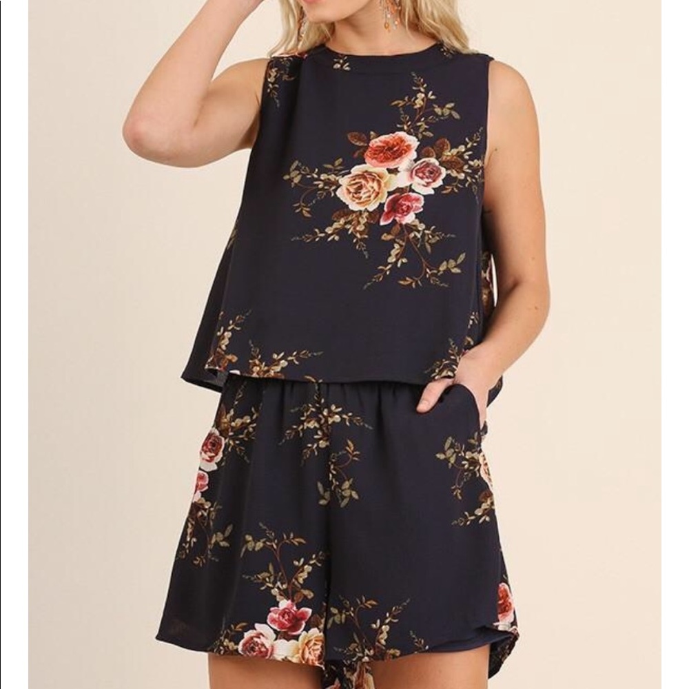 Umgee Floral Romper
